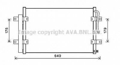 AVA QUALITY COOLING hy5361d -  Конденсатор, кондиционер